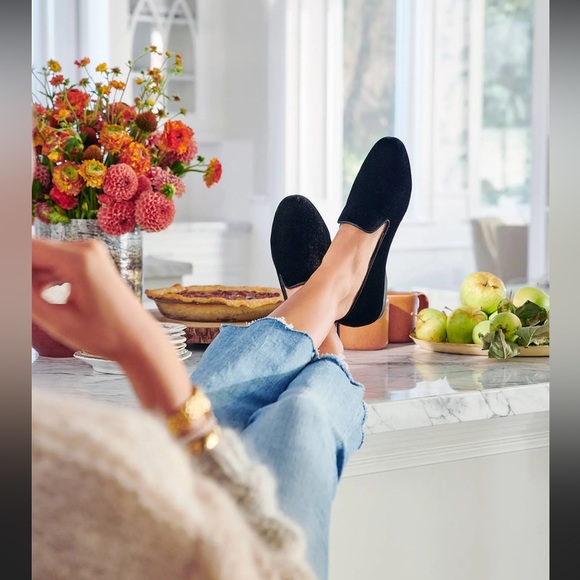 Birdies Shoes - Birdies Starling Velvet Loafer